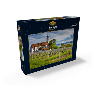 Pilgrimage church Birnau near Unteruhldingen at Lake Constance in springtime 500 Jigsaw Puzzle box view1