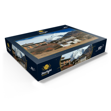 Buddhist monastery in Tengboche with view to Ama Dablam, Khumbu region, Himalaya, Nepal 100 Jigsaw Puzzle box view1