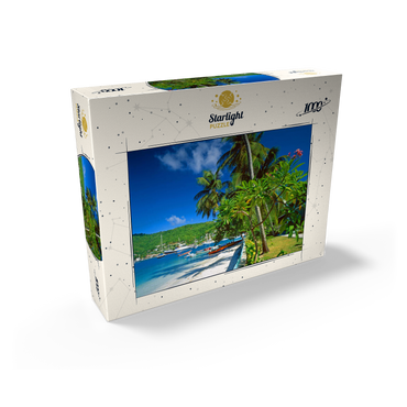 Beach walk in Port Elizabeth, Bequia Island, Grenadines, Leeward Islands, Caribbean Sea 1000 Jigsaw Puzzle box view1