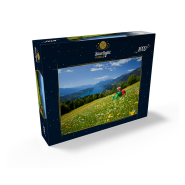 View of Millstätter See and Hohe Tauern, Carinthia, Austria 1000 Jigsaw Puzzle box view1