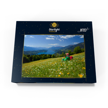 View of Millstätter See and Hohe Tauern, Carinthia, Austria 1000 Jigsaw Puzzle box view1