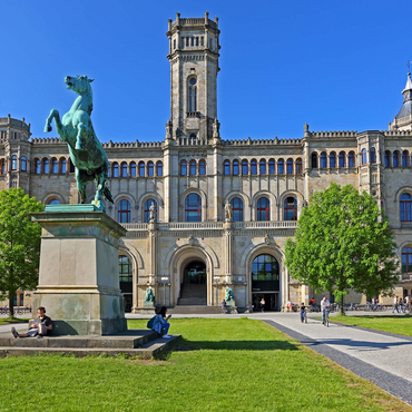 Gottfried Wilhelm Leibniz University in the Guelph Palace 1000 Jigsaw Puzzle 3D Modell