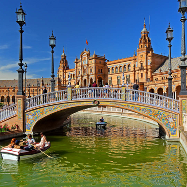 Plaza de Espana, Seville, Andalusia, Spain 100 Jigsaw Puzzle 3D Modell