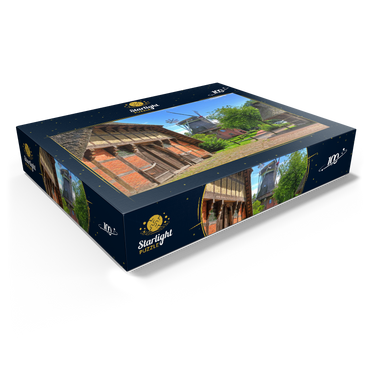 Open-air museum Ammerland farmhouse and cap windmill 100 Jigsaw Puzzle box view1