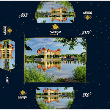 Moritzburg Castle near Dresden, Saxony, Germany 1000 Jigsaw Puzzle box 3D Modell