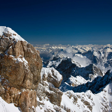 Zugspitze summit cross (2962m) 100 Jigsaw Puzzle 3D Modell