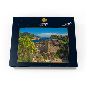Medieval city wall of Vila Vella, Tossa de Mar, Costa Brava, Catalonia, Spain 1000 Jigsaw Puzzle box view1