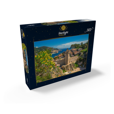 Medieval city wall of Vila Vella, Tossa de Mar, Costa Brava, Catalonia, Spain 500 Jigsaw Puzzle box view1