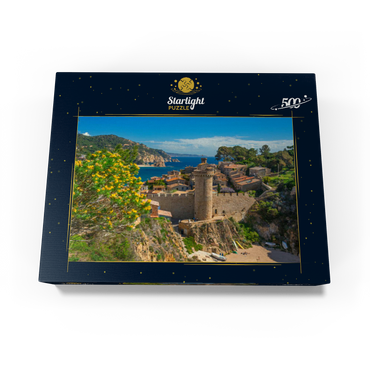 Medieval city wall of Vila Vella, Tossa de Mar, Costa Brava, Catalonia, Spain 500 Jigsaw Puzzle box view1