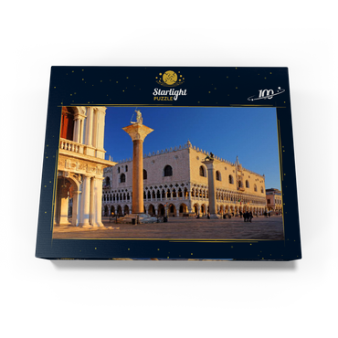 Biblioteca Nationale Marciana, Piazzetta and Doge's Palace, Venice, Italy 100 Jigsaw Puzzle box view1