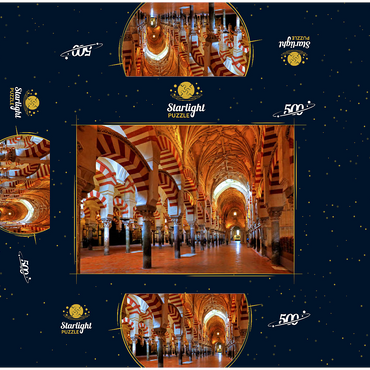 Cathedral Mezquita de Cordoba in Cordoba, Andalusia, Spain 500 Jigsaw Puzzle box 3D Modell