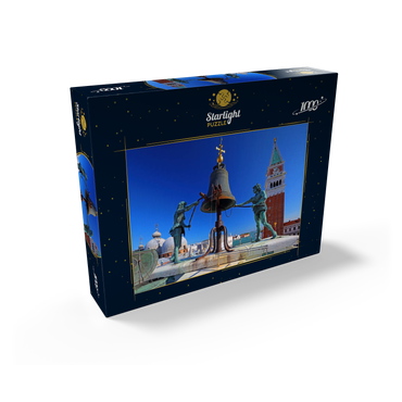 La Terrazza dei Mori on the Torre dell'Orologio at St. Mark's Square with Campanile, Venice 1000 Jigsaw Puzzle box view1