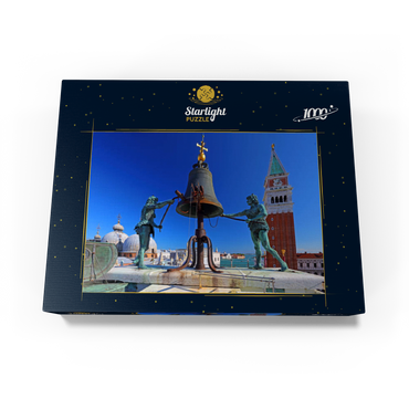 La Terrazza dei Mori on the Torre dell'Orologio at St. Mark's Square with Campanile, Venice 1000 Jigsaw Puzzle box view1