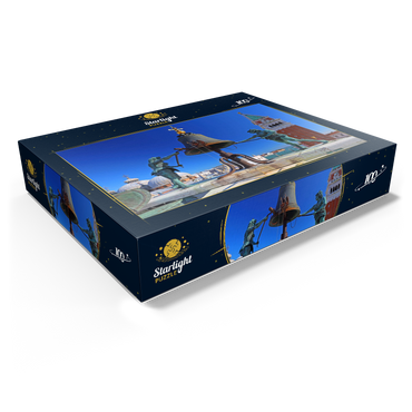 La Terrazza dei Mori on the Torre dell'Orologio at St. Mark's Square with Campanile, Venice 100 Jigsaw Puzzle box view1