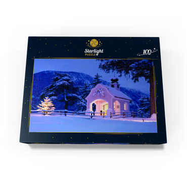 Chapel at the Lautersee, Mittenwald, Upper Bavaria 100 Jigsaw Puzzle box view1