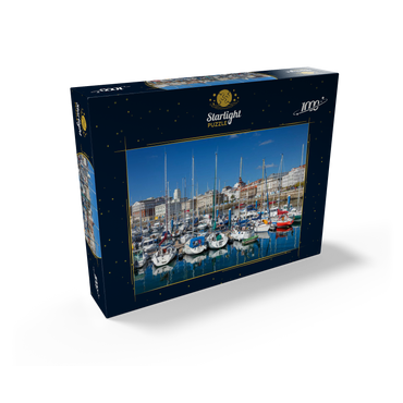 Old port of A Coruña, Camino Inglés, Camino de Santiago Way of St. James 1000 Jigsaw Puzzle box view1