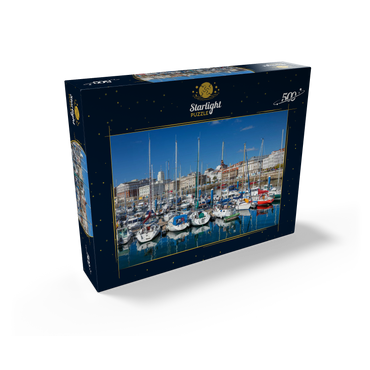 Old port of A Coruña, Camino Inglés, Camino de Santiago Way of St. James 500 Jigsaw Puzzle box view1