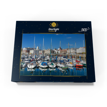 Old port of A Coruña, Camino Inglés, Camino de Santiago Way of St. James 500 Jigsaw Puzzle box view1