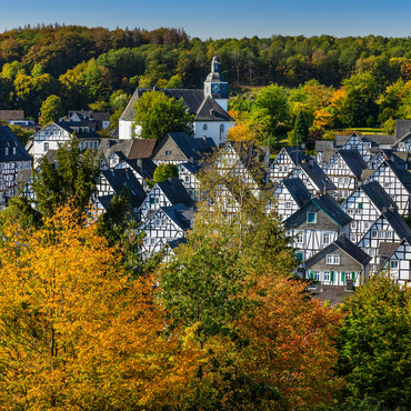View over the miner settlement Alter Flecken 1000 Jigsaw Puzzle 3D Modell