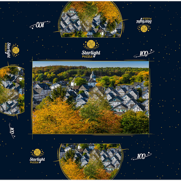 View over the miner settlement Alter Flecken 100 Jigsaw Puzzle box 3D Modell