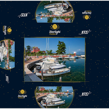 Port of Padenghe sul Garda 1000 Jigsaw Puzzle box 3D Modell