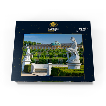 French Garden with the Sanssouci Palace and the vineyard terraces in the park 1000 Jigsaw Puzzle box view1