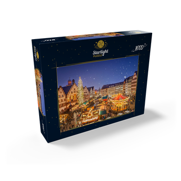 Christmas market on the Römerberg, Frankfurt 1000 Jigsaw Puzzle box view1
