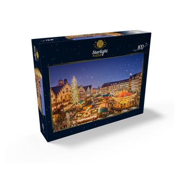 Christmas market on the Römerberg, Frankfurt 100 Jigsaw Puzzle box view1