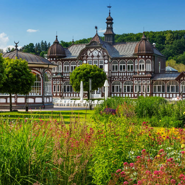 Spa facilities in the brine spa Bad Salzungen, Rhön 100 Jigsaw Puzzle 3D Modell