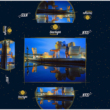 Guggenheim Museum, Museum of Modern and Contemporary Art 1000 Jigsaw Puzzle box 3D Modell