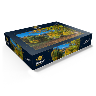 Wamberg (996m), church St. Anna (1721) against Daniel (2340m), Garmisch-Partenkirchen, Upper Bavaria 500 Jigsaw Puzzle box view1