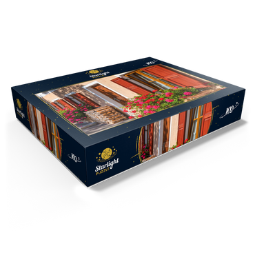 House decorated with flowers in the district of Garmisch 100 Jigsaw Puzzle box view1