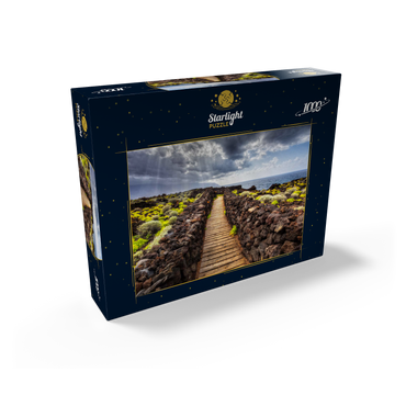 Path on the coast near Las Puntas, El Golfo, El Hierro Island, Canary Islands, Spain 1000 Jigsaw Puzzle box view1