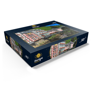 Half-timbered houses on the Rur, Monschau 500 Jigsaw Puzzle box view1