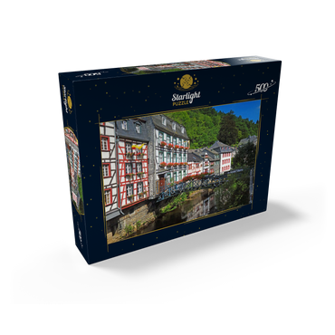 Half-timbered houses on the Rur, Monschau 500 Jigsaw Puzzle box view1