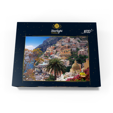 View of Positano beach and town, Sorrento peninsula, Italy 1000 Jigsaw Puzzle box view1