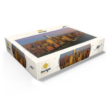 View to One World Trade Center, Manhattan, USA 100 Jigsaw Puzzle box view1