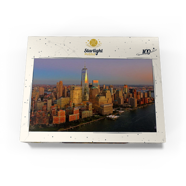 View to One World Trade Center, Manhattan, USA 100 Jigsaw Puzzle box view1