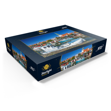 Fishing harbor with St. Nicholas Church 1000 Jigsaw Puzzle box view1