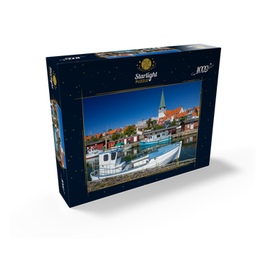 Fishing harbor with St. Nicholas Church 1000 Jigsaw Puzzle box view1
