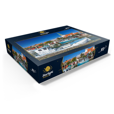 Fishing harbor with St. Nicholas Church 100 Jigsaw Puzzle box view1