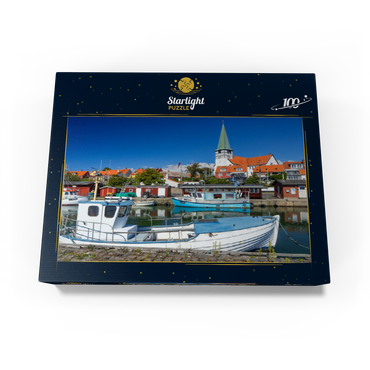 Fishing harbor with St. Nicholas Church 100 Jigsaw Puzzle box view1