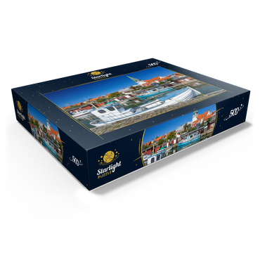 Fishing harbor with St. Nicholas Church 500 Jigsaw Puzzle box view1