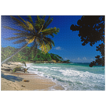 puzzleplate Cayo Levantado, Samana, Dominican Republic 1000 Jigsaw Puzzle