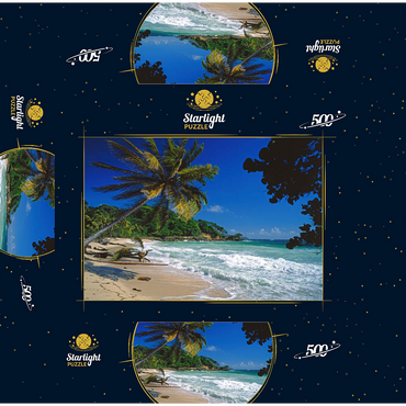 Cayo Levantado, Samana, Dominican Republic 500 Jigsaw Puzzle box 3D Modell
