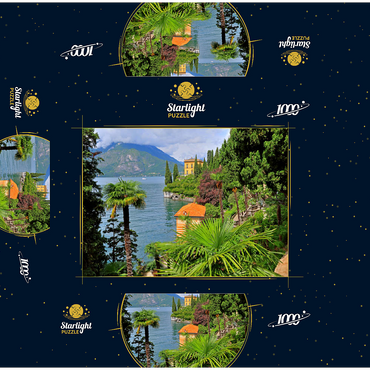 Villa Monastero Botanical Garden, Varenna, Lake Como, Lombardy, Italy 1000 Jigsaw Puzzle box 3D Modell