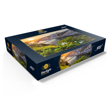 View over the river Douro to the old town Ribeira of Porto 1000 Jigsaw Puzzle box view1