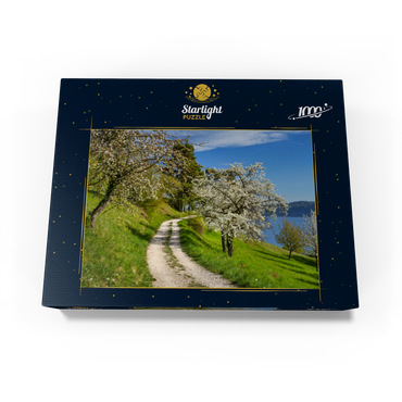 Blossom trail between Ludwigshafen and Sipplingen for the blossoming of trees in springtime 1000 Jigsaw Puzzle box view1