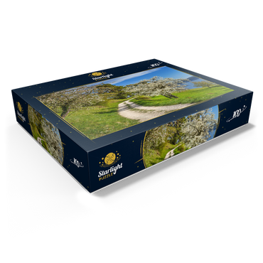 Blossom trail between Ludwigshafen and Sipplingen for the blossoming of trees in springtime 100 Jigsaw Puzzle box view1