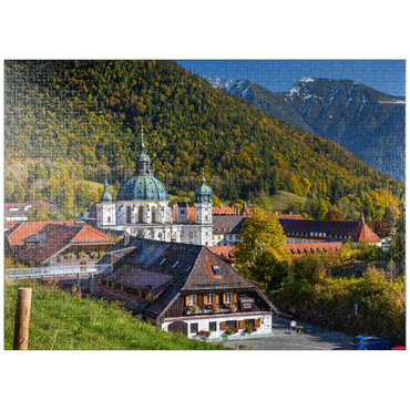 puzzleplate Benedictine Abbey Ettal Monastery 1000 Jigsaw Puzzle